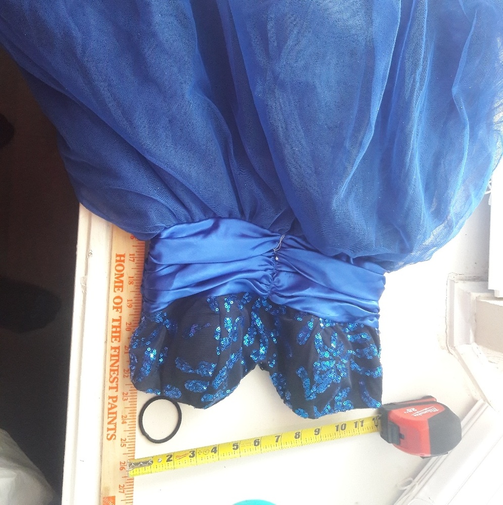 Blue beautiful dress